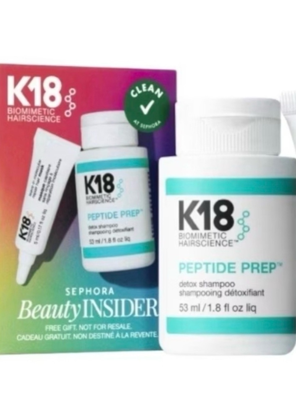 K18-Peptide Prep Detox Shampoo/ Repair Hair Mask